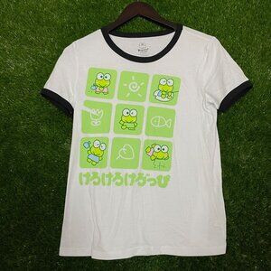 Keroppi Frog Cartoon Graphic T-shirt size Small